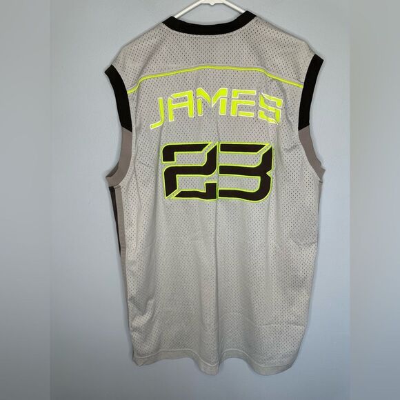 VTGNike Air LeBron James Basketball Team Jersey XL 23 King James NBA Length +4 - Picture 2 of 5